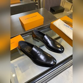 LV Классические мужские оксфорды. Мужские деловые кожаные туфли.