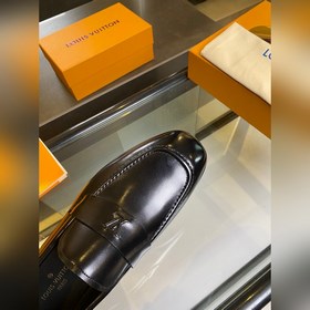 LV Классические мужские оксфорды. Мужские деловые кожаные туфли.