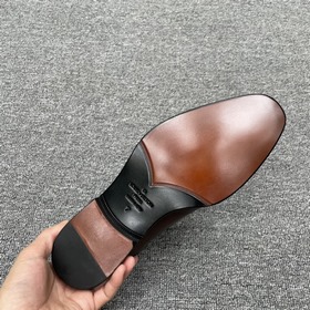 LV Классические мужские оксфорды, мужские деловые кожаные туфли,
