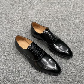 LV Классические мужские оксфорды, мужские деловые кожаные туфли,