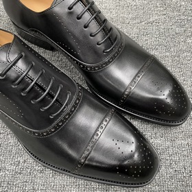 LV Классические мужские туфли Оксфорд, мужские деловые кожаные т