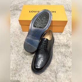 Louis Vuitton LV (Луи Виттен) Оксфорды из телячьей кожи с изыскан