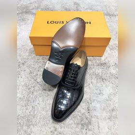 Louis Vuitton LV Мужские классические оксфорды, мужские деловые 