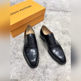 Louis Vuitton LV Мужские классические оксфорды, мужские деловые 