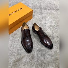 Louis Vuitton LV Мужские классические оксфорды для делового кост