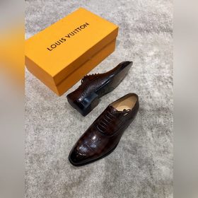 Louis Vuitton LV Мужские классические оксфорды для делового кост