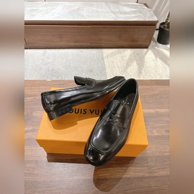Louis Vuitton LV мужские кожаные туфли, высшее качество, верх из 