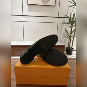 Louis Vuitton LV мужские кожаные туфли, высшее качество, верх из 