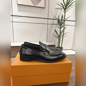 Louis Vuitton LV мужские кожаные туфли, высшее качество, верх из 