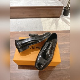 Louis Vuitton LV мужские кожаные туфли, высшее качество, верх из 