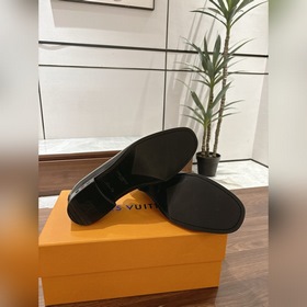 Louis Vuitton LV мужские кожаные туфли, высшее качество, верх из 