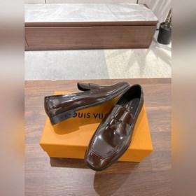 Louis Vuitton LV мужские кожаные туфли, высшее качество, верх из 