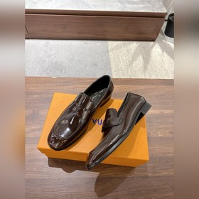 Louis Vuitton LV мужские кожаные туфли, высшее качество, верх из 