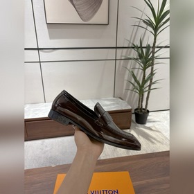 Louis Vuitton LV мужские кожаные туфли, высшее качество, верх из 