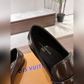 Louis Vuitton LV мужские кожаные туфли, высшее качество, верх из 