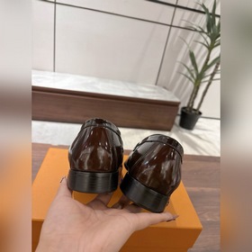 Louis Vuitton LV мужские кожаные туфли, высшее качество, верх из 