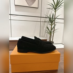 Louis Vuitton LV мужские кожаные туфли, высшее качество, верх из 
