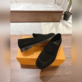 Louis Vuitton LV мужские кожаные туфли, высшее качество, верх из 