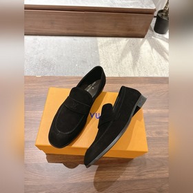 Louis Vuitton LV мужские кожаные туфли, высшее качество, верх из 