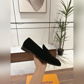 Louis Vuitton LV мужские кожаные туфли, высшее качество, верх из 