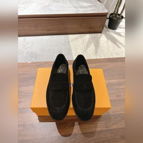 Louis Vuitton LV мужские кожаные туфли, высшее качество, верх из 