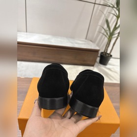 Louis Vuitton LV мужские кожаные туфли, высшее качество, верх из 