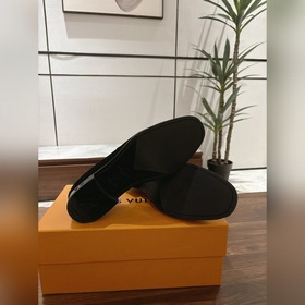 Louis Vuitton LV мужские кожаные туфли, высшее качество, верх из 