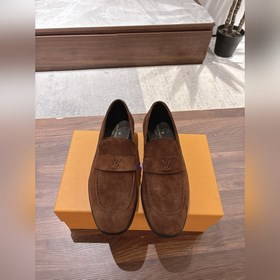 Louis Vuitton LV мужские кожаные туфли, высшее качество, верх из 
