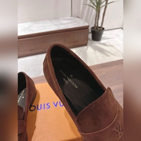 Louis Vuitton LV мужские кожаные туфли, высшее качество, верх из 