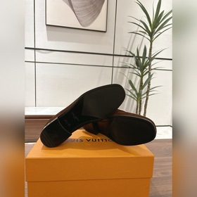 Louis Vuitton LV мужские кожаные туфли, высшее качество, верх из 