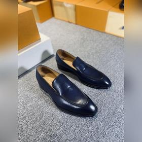 LV Мужские классические оксфорды, мужские деловые кожаные туфли,