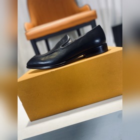 LV Мужские классические оксфорды, мужские деловые кожаные туфли,