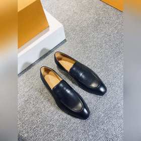 LV Мужские классические оксфорды, мужские деловые кожаные туфли,