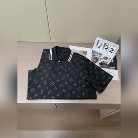 Короткорукавная рубашка-поло Louis Vuitton, версия 1：1 высшего ка