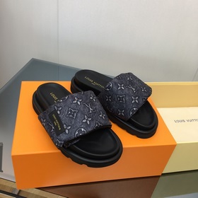 LV pillow comfort серия тапочек на липучках для пар Очень удобны