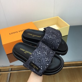 LV pillow comfort серия тапочек на липучках для пар Очень удобны