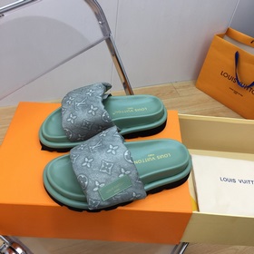 LV pillow comfort серия тапочек на липучках для пар Очень удобны