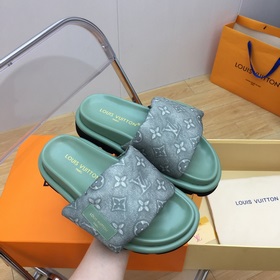 LV pillow comfort серия тапочек на липучках для пар Очень удобны
