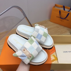 LV pillow comfort серия тапочек на липучках для пар Очень удобны