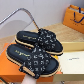 LV pillow comfort серия тапочек на липучках для пар Очень удобны