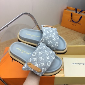 LV pillow comfort серия тапочек на липучках для пар Очень удобны