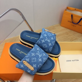 LV pillow comfort серия тапочек на липучках для пар Очень удобны