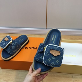 LV pillow comfort серия тапочек на липучках для пар Очень удобны