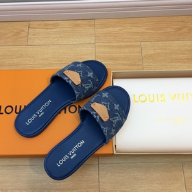 LV ss25 джинсовые сандалии на плоской подошве Уровень покупок! В