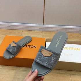 LV ss25 джинсовые сандалии на плоской подошве Уровень покупок! В