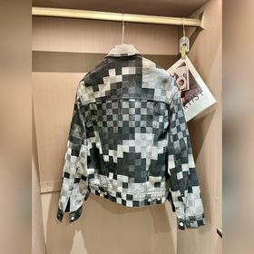Джинсовый комплект LV, классический шахматный узор в новом модном