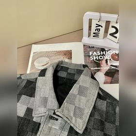 Джинсовый комплект LV, классический шахматный узор в новом модном