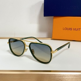 LOUIS VUITTON LV Signature Duo Pilot Очки в форме жабьих глаз — а