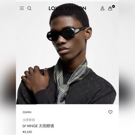 LOUIS VUITTON МОДЕЛЬ： Z2600U РАЗМЕР： 55х22-140