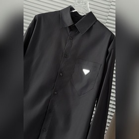 PRADA Prada весна-лето 2025, новая рубашка-куртка, ткань из смеша